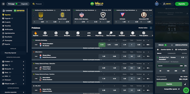 Tabela da série a 2022